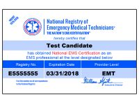 emt smart card|www.nremt.org website.